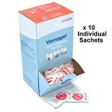 10 Sachets NEW STYLE Verna Gel Super Absorbent Powder Soak up Liquids