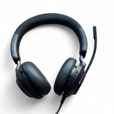 Jabra Evolve2 40 USB Wired Headset – Updated Firmware – Tested & Works