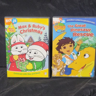 Lot Of 2 Nick Jr DVCs Max & Ruby, Go Diego Go.  T9