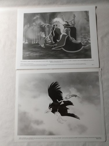 Secret of Nimh Photo LOT Animated Fantasy Movie Stills Mouse Children's Classic - Picture 10 of 16
