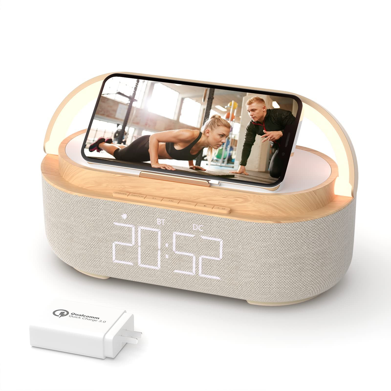 With Wireless Charger, Fm Radio, Adjusta...