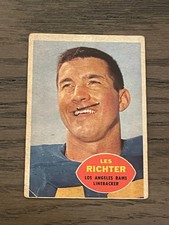 1960 Topps Les Richter #68 Los Angeles Rams