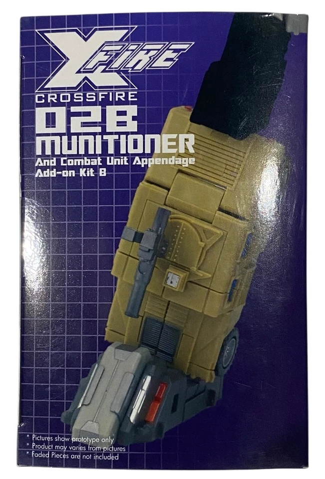 Boneco munidor Crossfire-02B NOVO 2010 FansProject Transformers 3rd Party - Imagem 3 de 4
