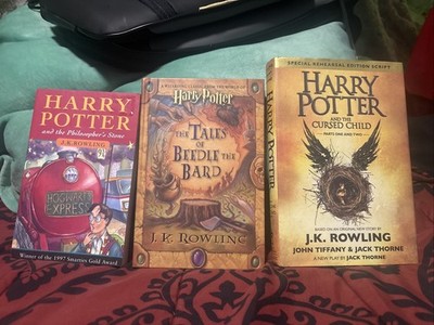 Harry Potter Book Lot Fantastic Beasts The Cursed Child And Tales Of Beedle The