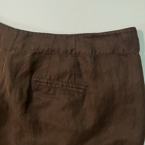 J Jill Wide leg pants 18 Silk Linen blend Wide leg trouser Pockets Womens Plus - Picture 5 of 8