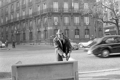 Marcello Mastroianni in Paris November 1964 Historic Old Photo 1