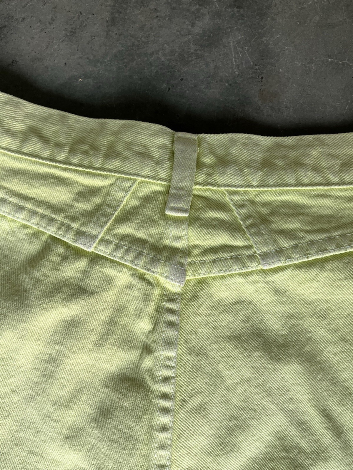 Vintage lime green Women’s High Rise Bareback Silver Lake Wrangler Jeans | RARE image 9