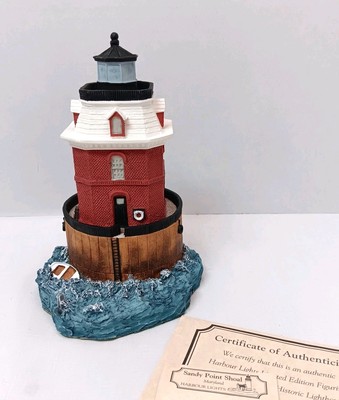 Harbour Lights Sandy Point #167 Maryland  1995 Lighthouse Collectible Nautical 