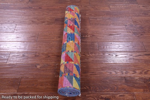 Moroccan Hand Knotted Wool Rug 3' 1" X 5' 1" - Q23592 - Picture 7 of 7
