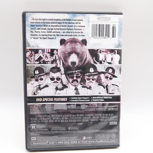 Super Troopers 2 (DVD, 2018) Brian Cox, Rob Lowe, Lynda Carter - Picture 3 of 3