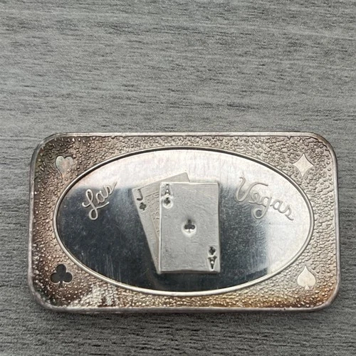 Las Vegas Nevada 999 Silver Bar Mother Lode Vintage Bullion Bar