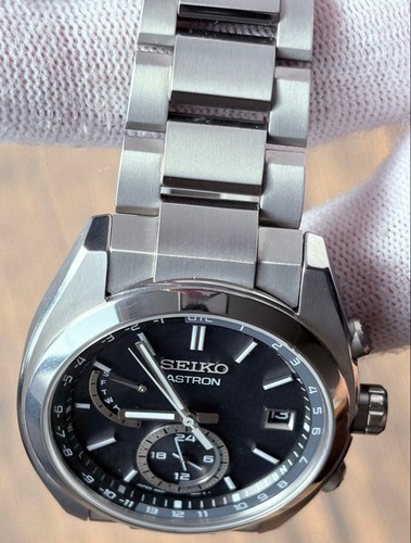 Top Zustand Seiko Astron SBXY015 Titan Solar Radio - Bild 6 von 12