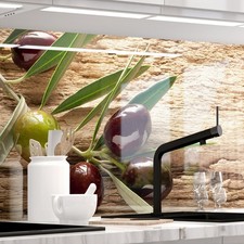 Küchenrückwand - OLIVEN - 1.8mm, versteift,...
