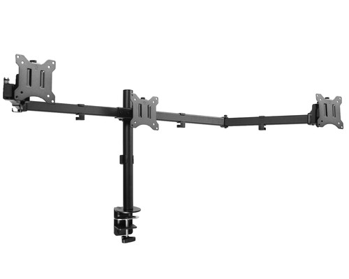 VIVO Heavy Duty Flush to Wall Triple Monitor Desk Mount, 3 Screens up to 27" - 第 1/8 張圖片