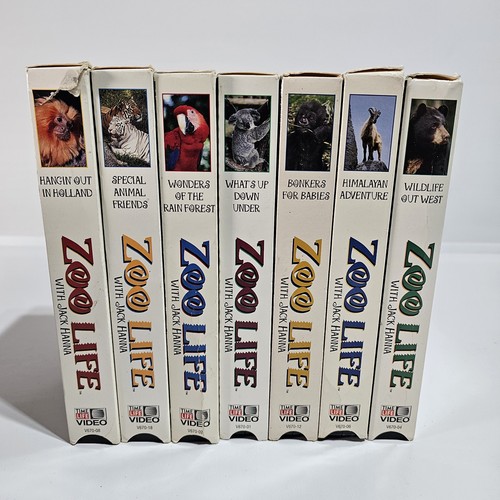 Zoo Life with Jack Hanna 7 VHS Video Tape Lot Talking with the Animals - Picture 7 of 7