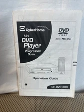 *Cyberhome* CH-DVD300 Mini DVD Player w/ Progressive Scan Operation Guide Manual