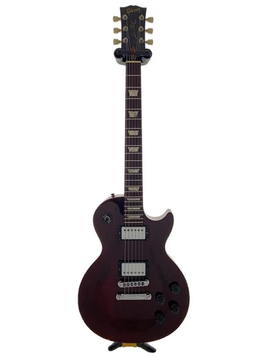 Gibson 1996 LP Studio Electric Guitar Red HH 22 Fret Missing Pickguard