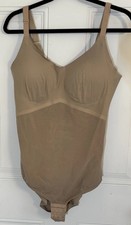 HoneyLove Shape wear Tank Bodysuit Women's 1x Nude Compression Support Seamless