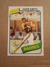 1980 Topps Baseball #393 Ozzie Smith "San Diego Padres"   **NICE** ⚾⚾