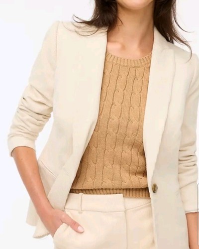 J.CREW Women's Corduroy one-button blazer size 14 (L), style BS921 NEW - Picture 2 of 12