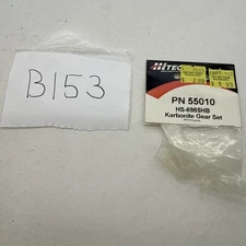 HITEC 55010 HS-6985HB Servo Gear Set Karbonite + Ball Bearings (2) Vintage New