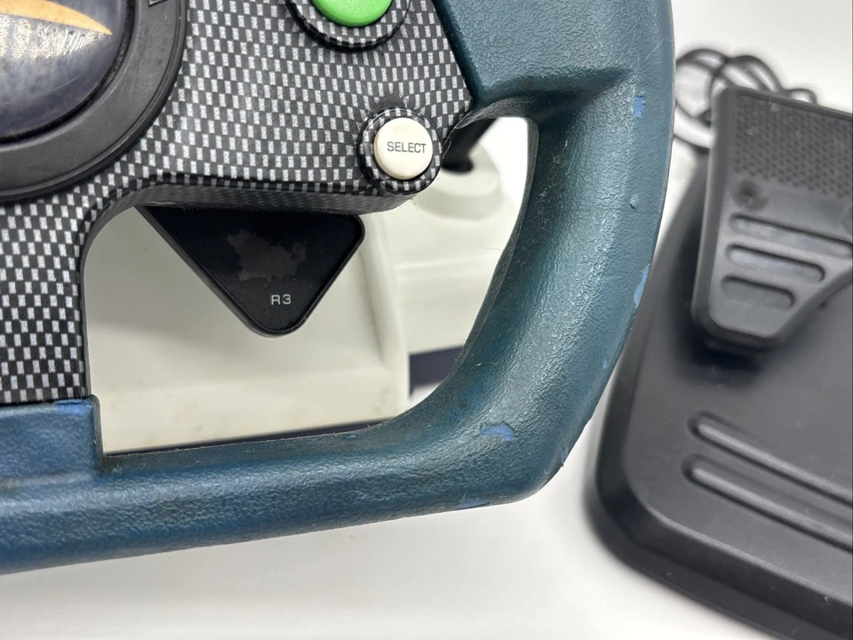 Joytech Williams F1 Team Racing Steering Wheel Force Feedback JS-507 PS2 Tested - Image 4 of 4