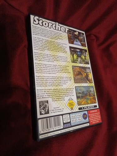 SCORCHER VINTAGE SEGA SATURN GAME PAL 1996 COMPLETE WITH MANUAL BOXED - Picture 3 of 9