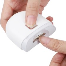 Electric Nail Clipper Automatic Rechargeable Safe Trimmer LED for Kids Seniors