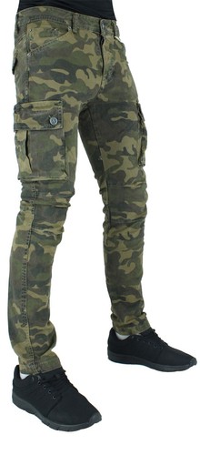Pantalones de combate de carga ajustados de diseñador para hombre Pantalones utilitarios de varios bolsillos 4 colores - Imagen 11 de 13