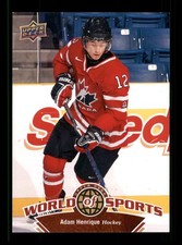  187 Adam Henrique 12 Canada 2010 Upper Deck Hockey Sports Trading Card 