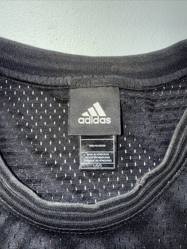 RARE VTG NBA Adidas Chicago Bulls Derrick Rose Jersey 1 Mens Large SEWN Black 1 - Picture 4 of 6