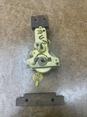 Antique Gustav Becker Eight Day Pendulum Movement For Kitchen Clocks Bad Gear