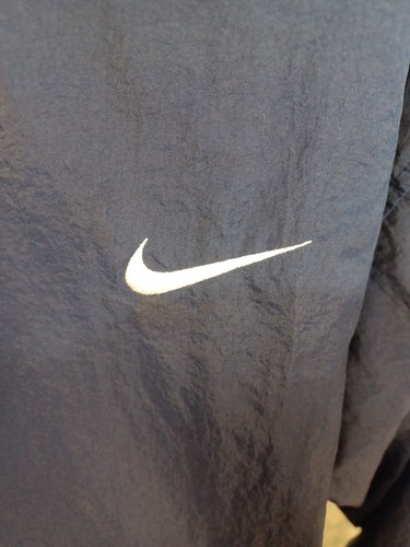 VINTAGE Mens Nike Windbreaker Waterproof Spring Jacket XL Navy Blue PULLOVER - Picture 5 of 16
