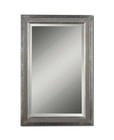 Rectangular Vanity Accent Wall Mirror Modern Silver Frame 23" Wide for Bathroom
