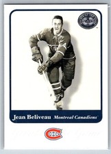 2001-02 Fleer Greats of the Game #3 Jean Beliveau Montreal Canadiens