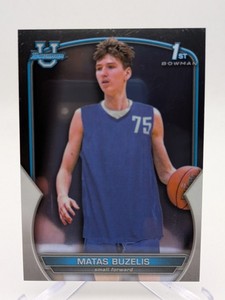 💥 2022-23 Bowman University Chrome - Matas Buzelis #84 1st Bowman - Rookie