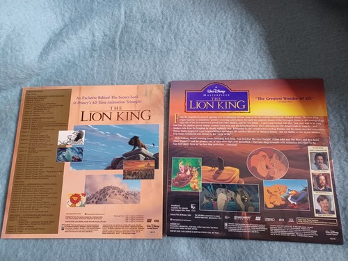 The Lion King (1994) Laserdisc NTSC Deluxe CAV Letterbox Box Set RARE - Picture 5 of 8