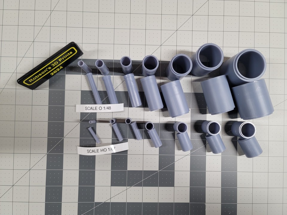 RCP CONCRETE PIPE MODEL SCALE O (1/48) AND HO (1/87) | eBay
