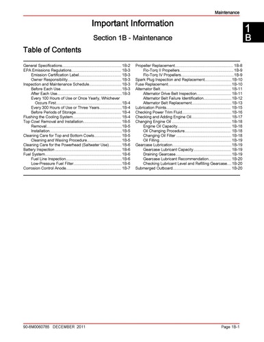 MERCURY 150 FOURSTROKE SERVICE MANUAL - COIL BIND - TOUGH COVER - Bild 12 von 13