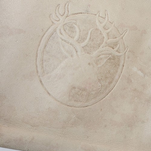 Vintage Ferree Wild Elk Canada Double Coin Wallet Kiss Lock Embossed Elk Head - Picture 4 of 7