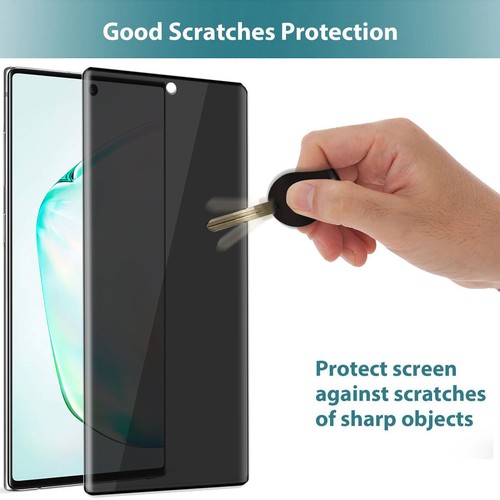 Privacy Tempered Glass Screen Protector Film For Samsung Galaxy Note 10 / 10+ 5G - Picture 11 of 33
