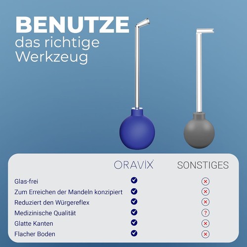 Oravix Mandelsteine Schröpfglas, Mandelsteine Entfernen Sauger, Mundgeruch Bekäm - Bild 5 von 8
