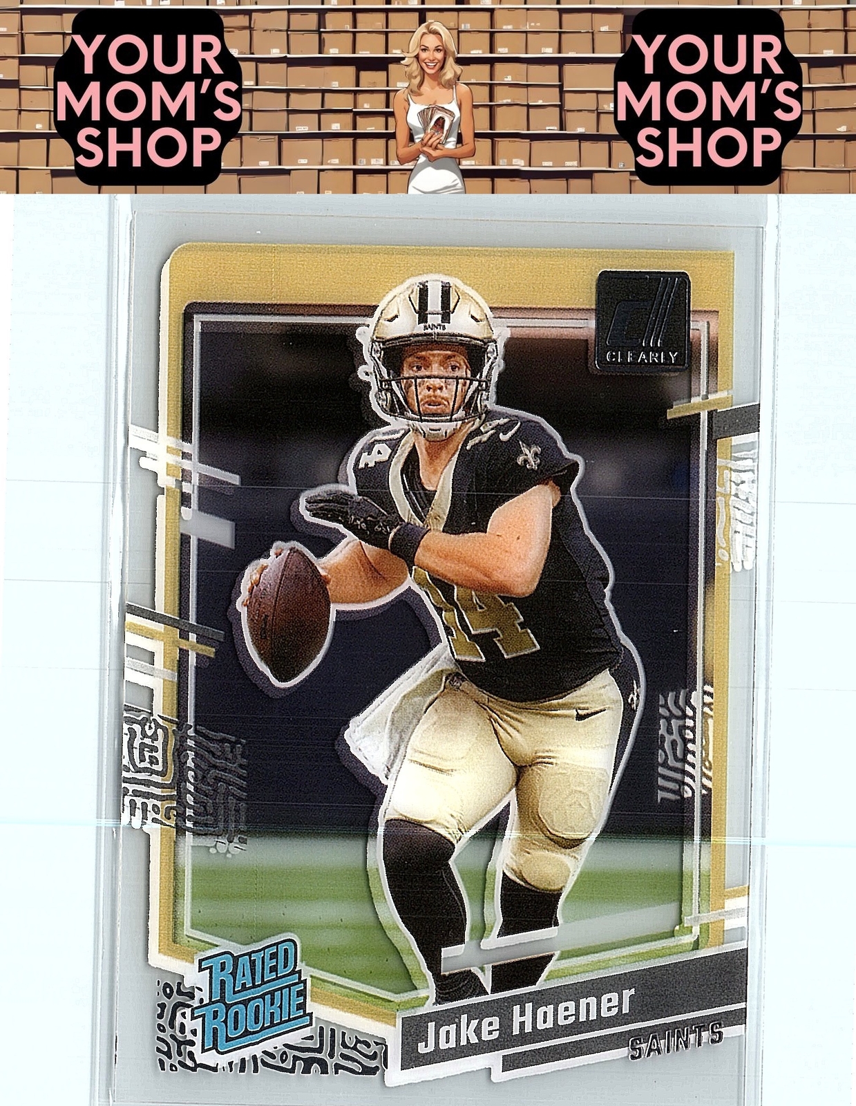 2023 Clearly Donruss #63 Jake Haener Rated Rookie RC