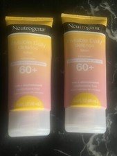 2 Pk Neutrogena Invisible Daily Defense Sunscreen Lotion 3fl oz SPF 60 Exp 08/26