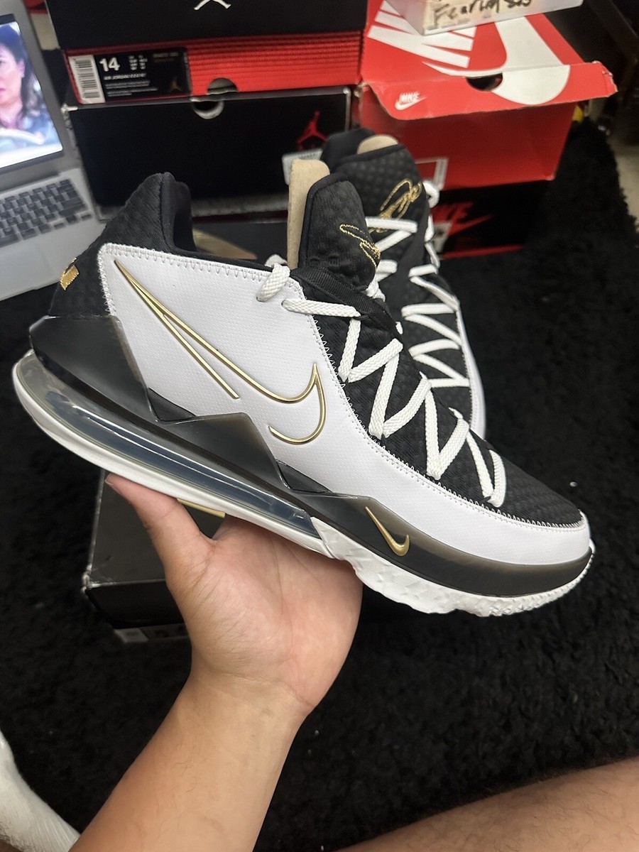 Size 14 - Nike LeBron 17 Low Metallic Gold for sale online
