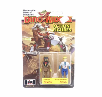 Demon Nova Dino Riders Vintage Spielzeug Action Figuren Tyco 1987 wie Neu + OVP - Bild 1 von 4
