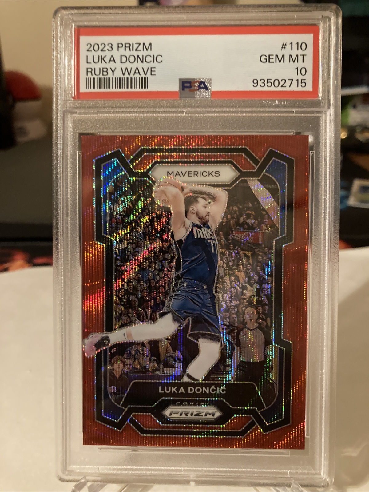 Luka Doncic 2023 Prizm #110 Ruby Wave Price Guide - Sports Luka Doncic 2023 Prizm #110 Ruby Wave Price Guide - Sports