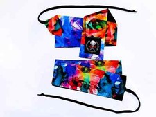 Watercolor Wrist Wraps for CrossFit, Calisthenics, Gym, Weightlifting
