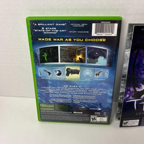 Videojuego Deus Ex: Invisible War Microsoft Xbox completo con manual y tarjeta de registro - Imagen 11 de 12