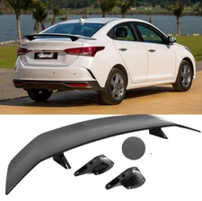 46" GT-Style Carbon Fiber Rear Trunk Spoiler Wing Racing For Hyundai Accent